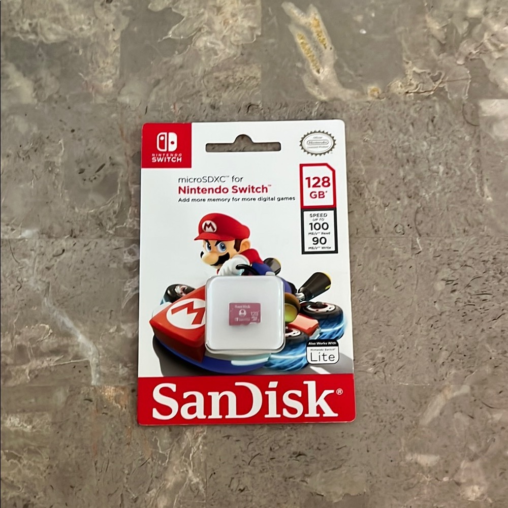 Nintendo Switch SanDisk 128GB microSDXC Card extra storage